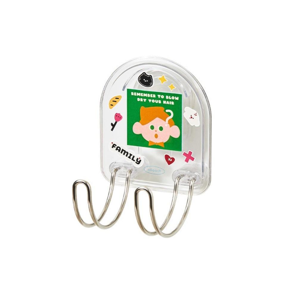 

Multi-Purpose No-Drill Wall-Mounted Storage Rack Hairdryer Organizer Bathroom Style C