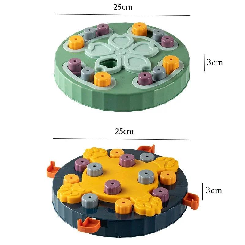 Interactive Puzzle Toys for Cats and Dogs Slow Feeder Bowl Non Slip Pet Food Dispenser Mental Stimulation IQ Training Games