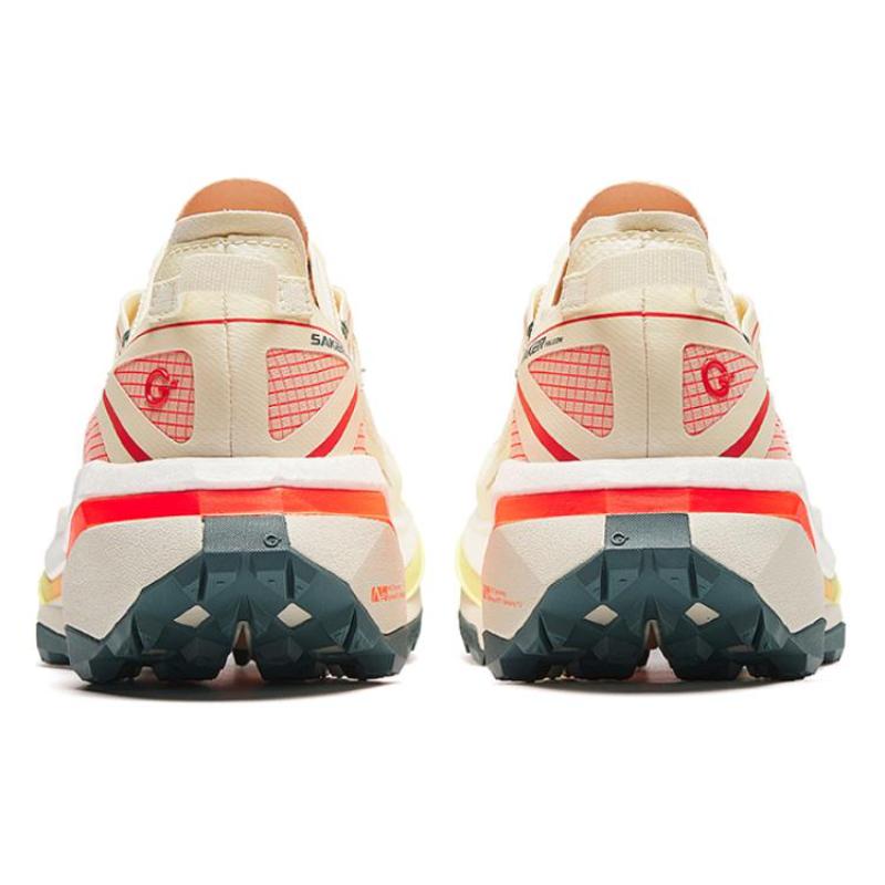 Anta Anta Champion Ganzjahres-Serie Gedämpfte Rutschfeste Niedrig geschnittene Outdoor-Schuhe Damen Weiß Gelb Sneaker 122426602A-1