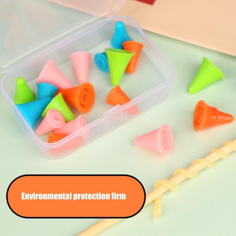 2er Set Pullovernadelkappen Maschenstopper Stricknadelspitzenschoner Nadelspitzenstopper Strickzubehör