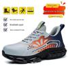 Męskie buty robocze ochronne Four Seasons: Odporny na zgniecenia, Odporny na przebicia, Wodoodporny, Lekki, Antypoślizgowy.