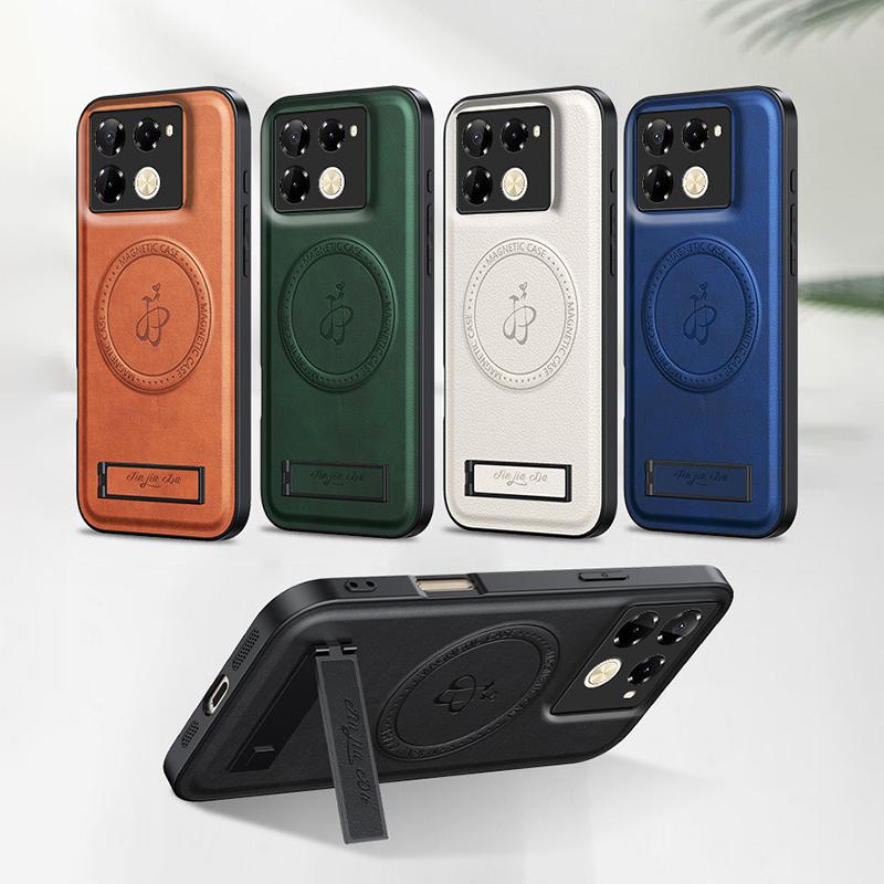 Leather Stand Case for Motorola Moto Edge 70 60 50 Ultra Fusion Pro Neo 5G Magnetic Cover Mag-safe Shockproof Full Camera Shell