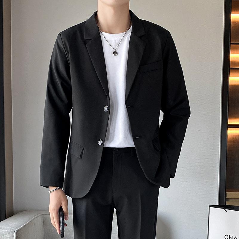 Men's Jacket Office Casual Jacket Men's Casual Plus Size Suit Groom Dress Slim Jacket