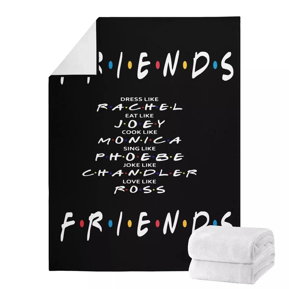 Friends Flannel Blanket Tv Blanket Digital Printing Sofa Home Bedroom Direct Supply