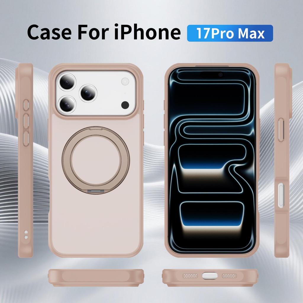 Magnetic Rotating Stand Phone Case for Apple 17 Pro Max