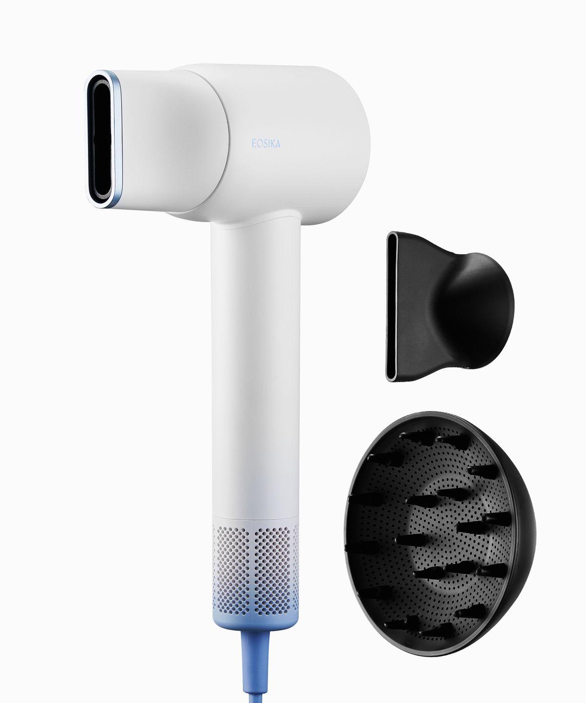 IntenseCare Dryer Pro (Full Package) BLDC Low Noise Plasma Hair Dryer Blue
