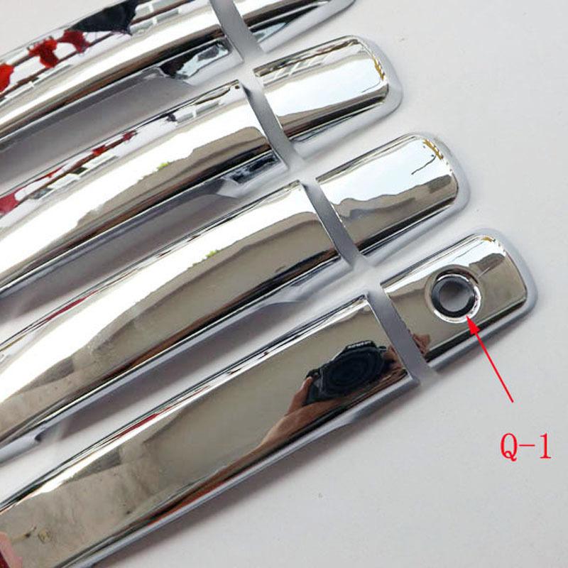 Chrome Door Handle Cover for Nissan Qashqai J10 2013 2012 2011 2010 2008 2 1.6 Car Styling Stickers Decoration Accessories 8 Pcs