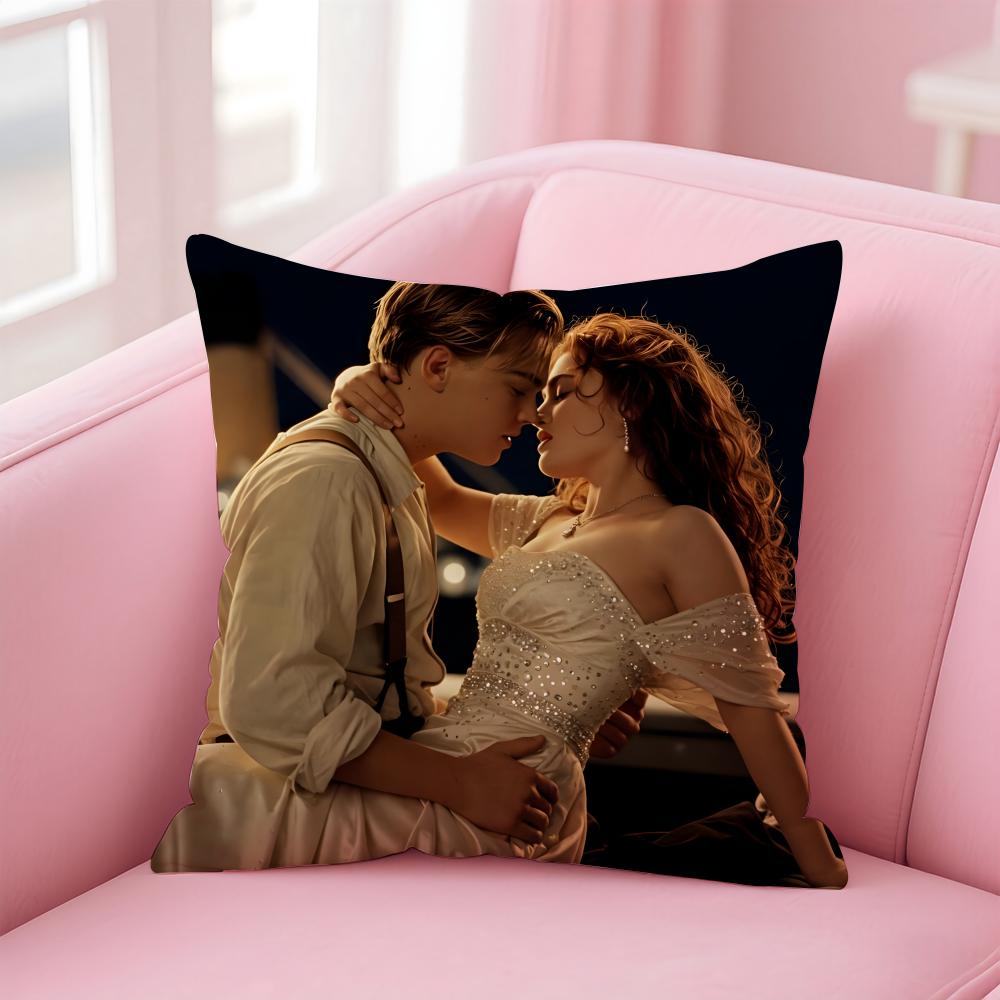 T-Titanics Classic Cushion Cover Comfortable Reversible Pillow Cover Ideal For Car Sofa Bedroom & Beyond