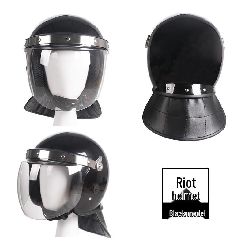 Protective Riot Helmet with Face Shield