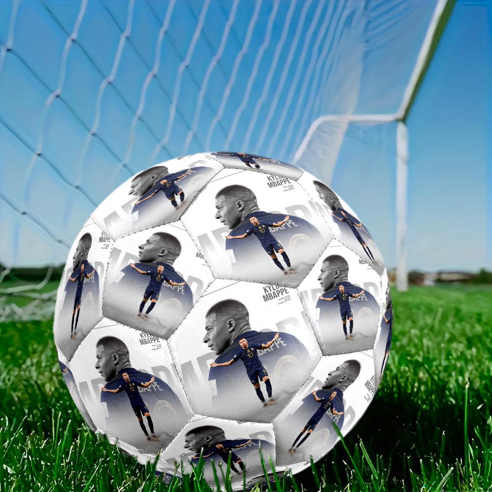 Mbappe1 Taglia 5 Pallone da Calcio Cucito a Macchina Universale Indoor/Outdoor Accessorio per Calcio