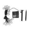 Solar String Lights 20 LED IP65 Waterproof 2 Modes Decorative Outdoor Ball Lamp String for Camping