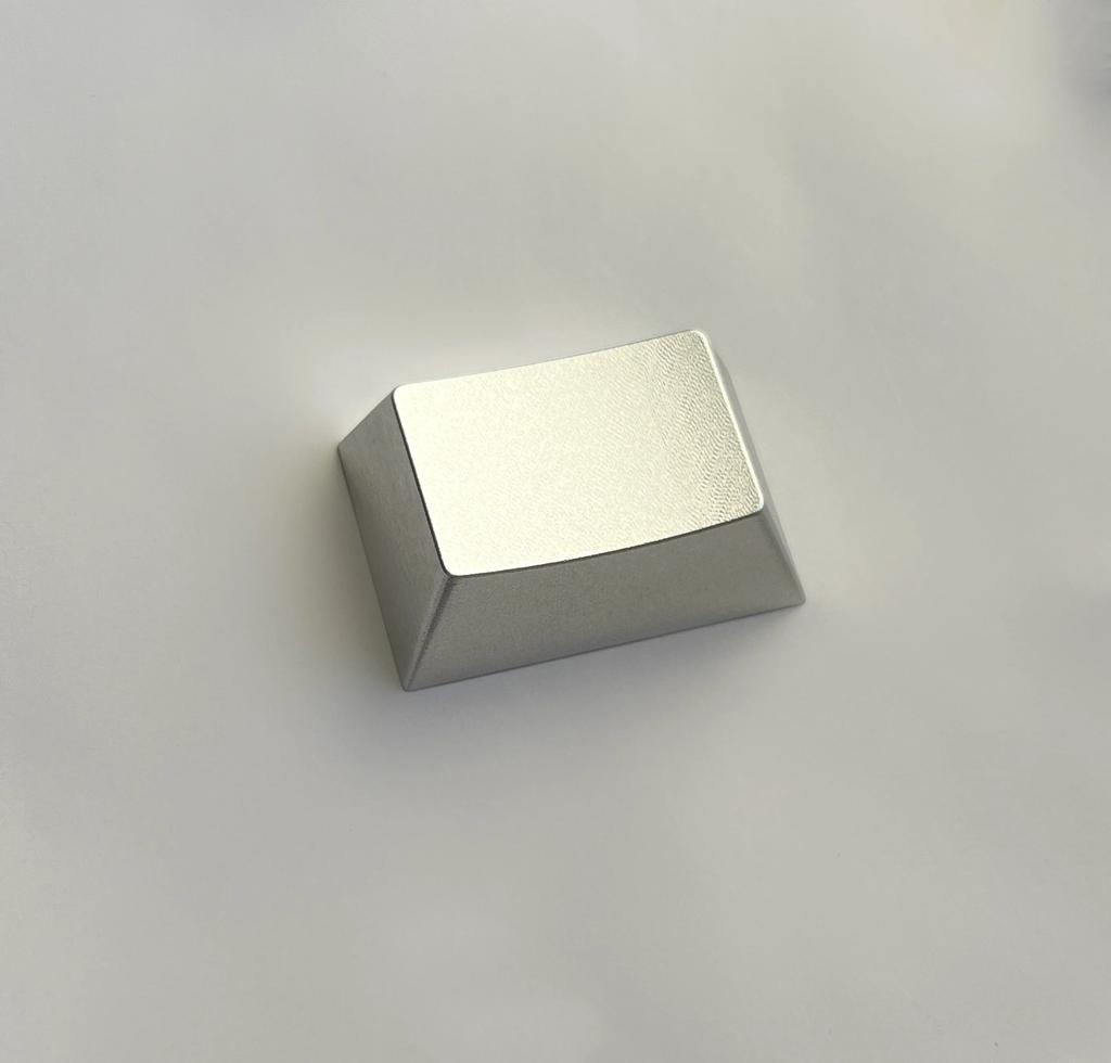 Uncarved Metal Keycaps Custom Single Keycaps R1/R2/R3/R4 Cherry Profile 1.25U 1.5U Keycaps for Mechanical Keyboards Gifts