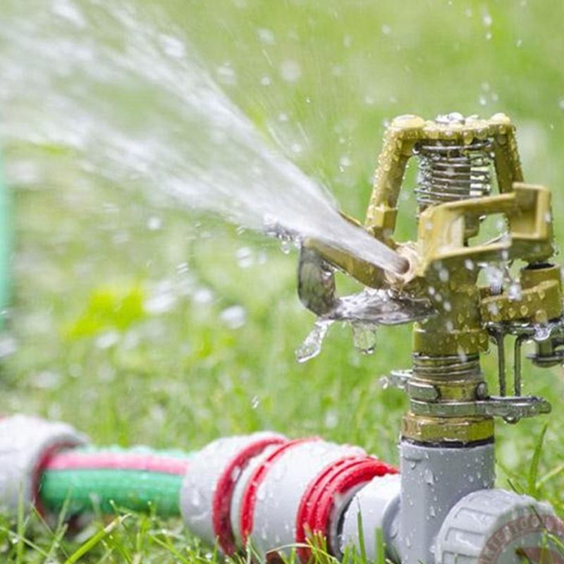 Heavy Duty Lawn Sprinklers Head with Nozzles 360 Degree Large Coverage Pattern Watering Sprinklers for Garden Irrigation