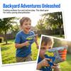 4-Hole Manual Soft Bullet Toy Gun with 10Pcs Safe Suction Soft Darts Educational Outdoor Shooting Game Interactive Blaster Toy