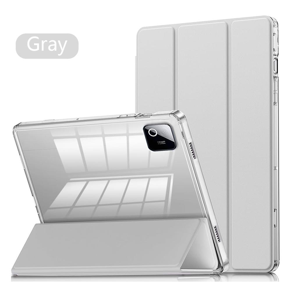 Unisex Auto Sleep/Wake Clear Crystal Tablet Case for Xiaomi Pad 7/7 Pro/8/8 Pro 11.2 Inch Transparent Back with Pen Slot Cover