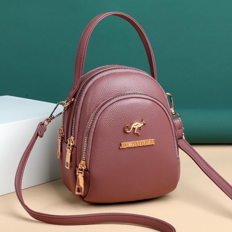 Women's bag three-layer women's bag new shoulder messenger handbag mobile phone bag Korean bag wholesale
