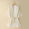 Women's Ice Silk Robe: Elegant, Sexy, and Thin Pajamas for Spring and Autumn.