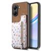 For Xiaomi Poco X7 Pro 5G/Xiaomi Redmi Turbo 4 5G Leather Phone Cover with RFID Blocking Zipper Card Bag Kickstand