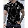 2026 Europäisches und Amerikanisches Neues Lässiges Bedrucktes Herren-T-Shirt Street Trend Kurzärmeliges Vielseitiges T-Shirt