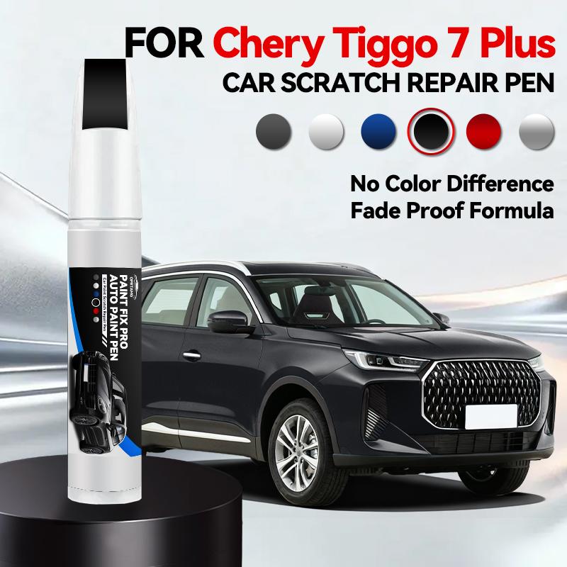 Veicolo per Uso Esclusivo Per Chery Tiggo 7 Plus 1990-2026 Penna per Riparazione Vernice Ritocco Rimuovi Graffi Accessori Auto Nero Silv