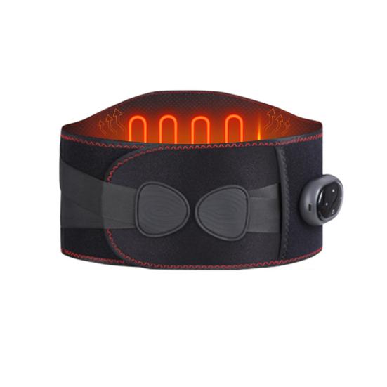 Lumbar Support Belt with Heat And Massage Adjustable Lower Back Pain Relief Wrap 3-in-1 Heating Pad And Vibration Massager
