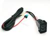 12V/24V Red Led Light Fit For Suzuki SX4 Swift Car Dual Interface Charger Adapter Socket QC3.0 USB Socket Adapter