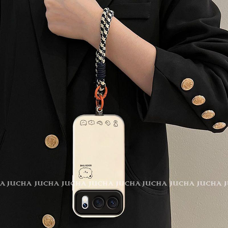 Applicable To Honor 500Pro Mobile Phone Case Ins Wind Cold Honor500 Simple Design Sense Simple Line Bear