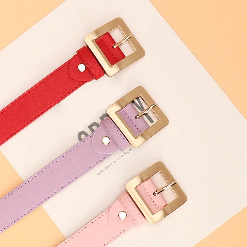Simple and Versatile Belt, Women's Fashion Trendy and High-end Women's Belt, Decorative Jeans Belt
