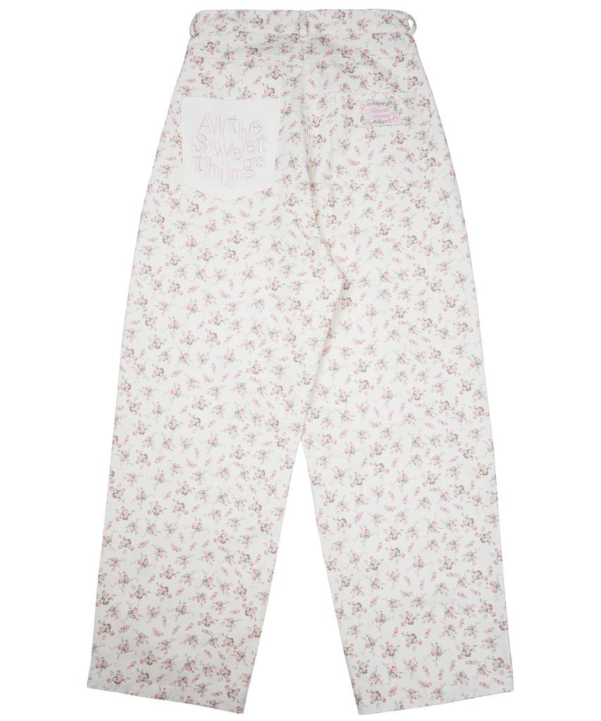 SWEATSWEET Sweet Flower Pants - Cream