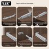 YJX Cabinet Door One-Press Silent Rebounder with Built-in Light