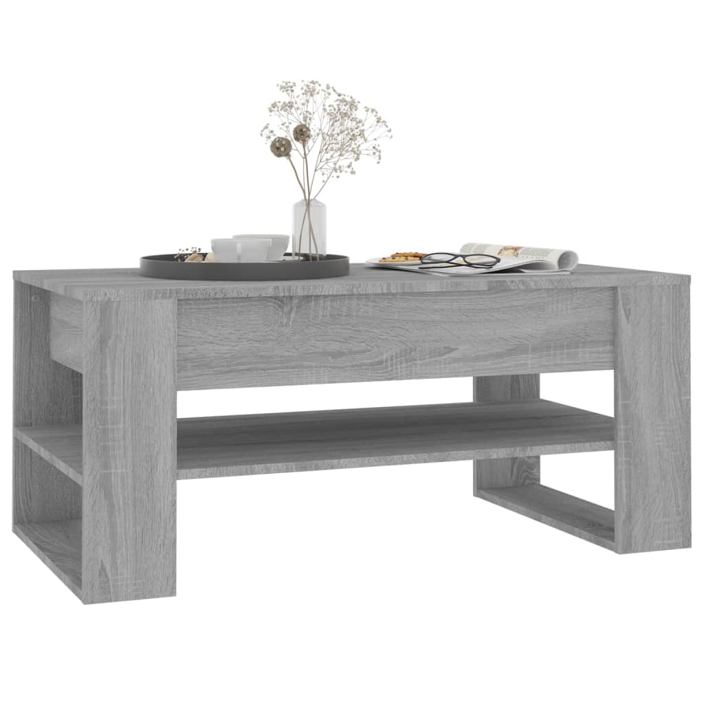 Coffee Table, Grey Sonoma Oak, 102x55x45 Cm