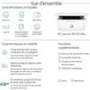 Imprimante multifonction HP LaserJet M140w laser noir et blanc