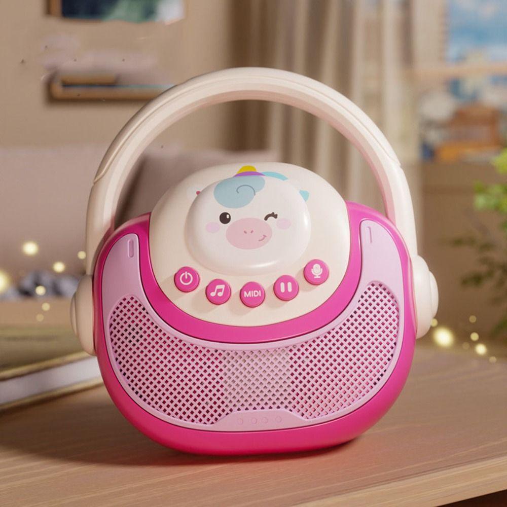 Aufnehmbares Karaoke Kinderspielzeug Handy verbinden Karaoke-Maschine Gesangsmaschine Kindergesang