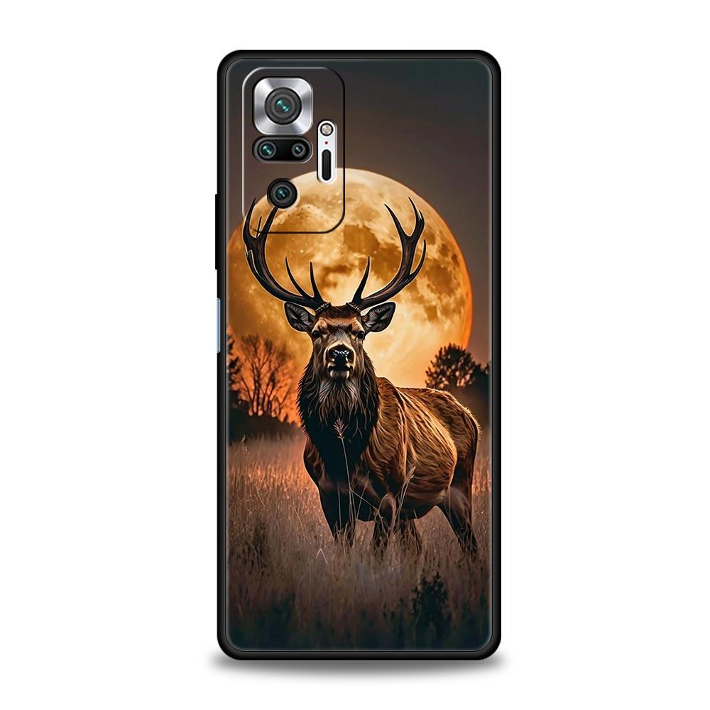 Deer Lichee Pattern Phone Case Cover for Redmi 14C 10C Note 15 14 13 12 10 11 K40 Pro Plus 5G Soft TPU Shockproof Shell Fundas