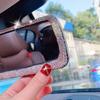 Bling Bling Design Car Rearview Mirror Decor Shiny Crystal Car Styling Accessories  Car Interior