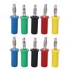10 Pcs Banana Jack Integrated Welding Type Banana Connector Head 4mm 30 60V 32A