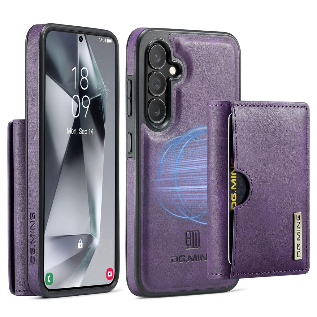 2 in 1 Detachable Magnetic Wallet Case For Samsung Galaxy S25 Ultra S24 S23 S22 Plus For Magsafe RFID Blocking Card Holder Cover