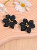 Women's 3D Flower Stud Earrings, Petal Earrings for Summer, Cute Jewelry Gift for Girls
