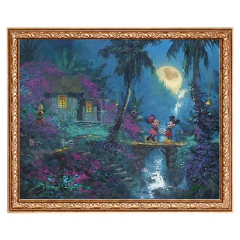 Mermaid Princess Canvas Wall Art Modern Fairy Tale Bedroom Kids Room Decorative Painting Core Material