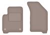 Beige Front Floor Mats For: Fiat Freemont Crossover (2011-2016)