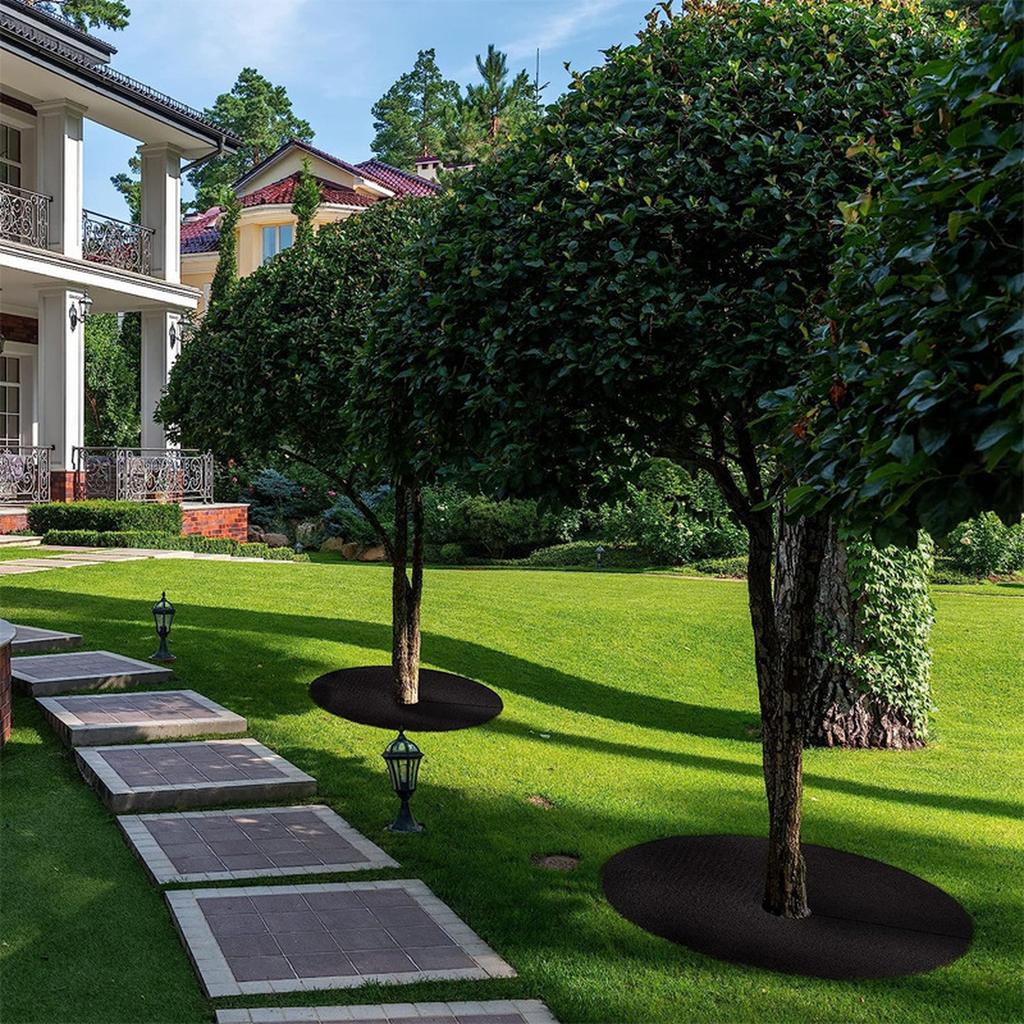 Barriere-Matte Baumwurzelmatte Wiederverwendbare Baum-Mulchringe zur Wurzelkontrolle