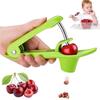 Cherry Pitter ,Stainless Steel Cherries Corer Pitter Tool With Hand-held Push Design, Save Time & Space Outdoor Tableware