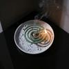 Handmade Mosquito Coil Holder Sturdy Simple Mosquito Coil Tray Round/Triangle Decorative Mosquito Incense Holder Camping