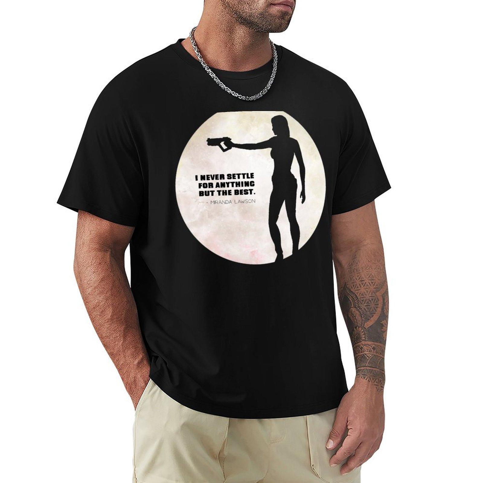 

Miranda Lawson Nebula Quote TShirt plus size clothes croswit shirt man mens t shirts pack 4XL
