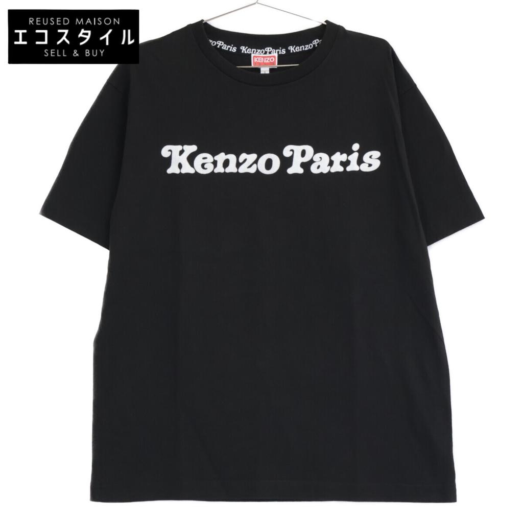 Kenzo Black FF55TS4994SG Verdy Market Oversized T-Shirt Tops S blackUsed