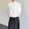Men's Stand Collar Shirt: Modern Chinese Style for Spring & Autumn