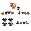 1 Set 3D Kralen Dieren DIY Kit, Kralen Dieren Kunst Ambachtelijke Kit met Instructies, Handgemaakte Insect Vogel Vleermuis Boerderijdier Kralen Kit voor Volwassenen Beginners