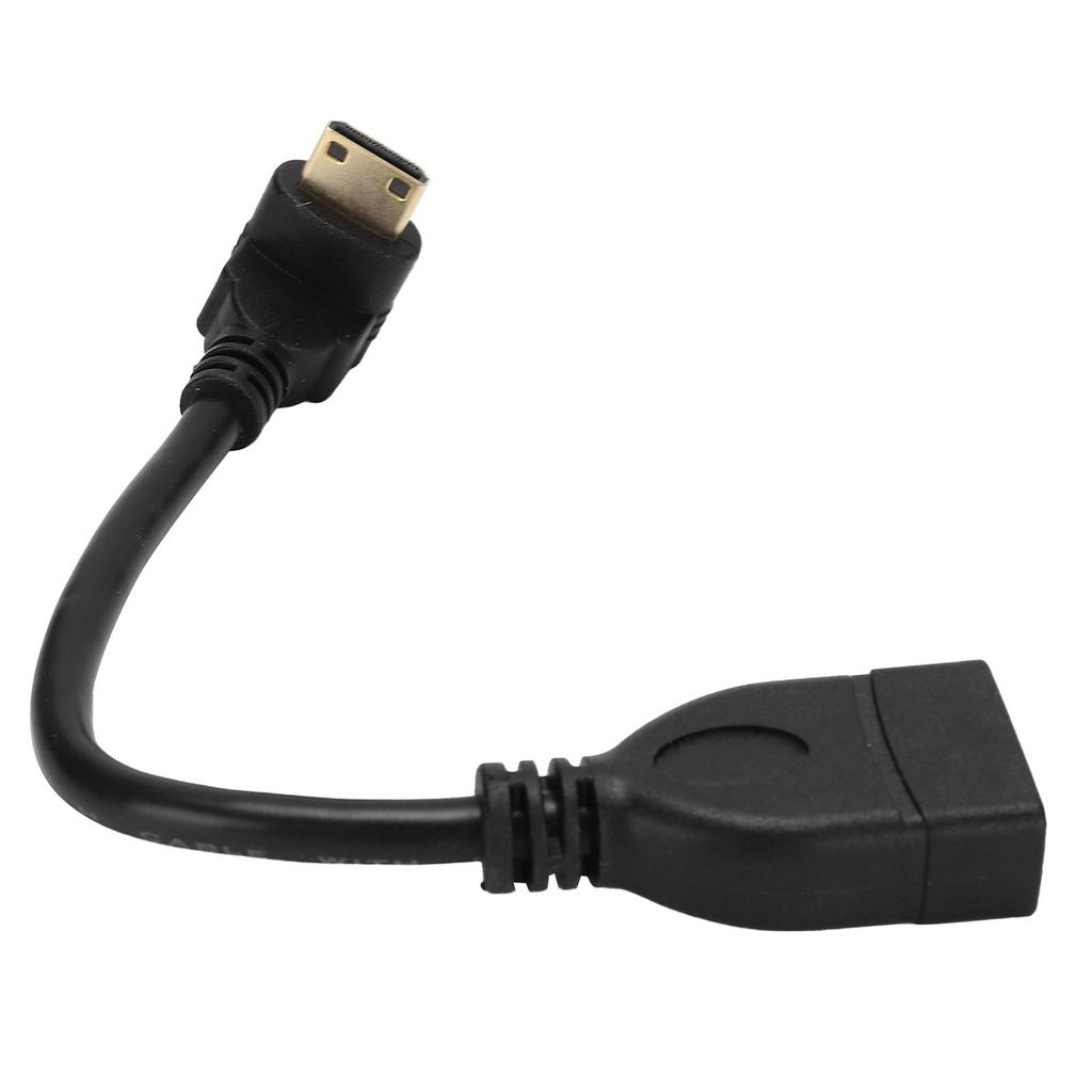 15cm HD Multimedia Interface C Male to HD Multimedia Interface A Female Cable Portable Connecting Wire