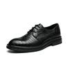 Men's Genuine Leather Business Shoes Lace Up Banquet Dress Shoes Non Slip Men's Casual Leather Shoes Pointed New Wedding Shoes