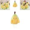 Cute Cartoon Smiling Expression Avocado Plush Doll Children Toy For Kids And Teens Gifts